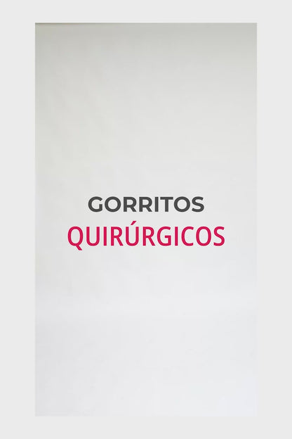 Pack de 6 Gorros Quirúrgicos Lavables UNITALLA y UNISEX COLOR MARINO JP-19