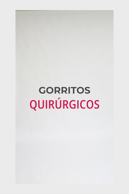 Pack de 6 Gorros Quirúrgicos Lavables UNITALLA y UNISEX COLOR MARINO JP-19